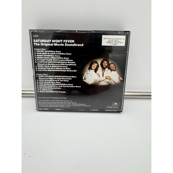 Saturday Night Fever Soundtrack Audio CD EUC - Picture 3 of 8